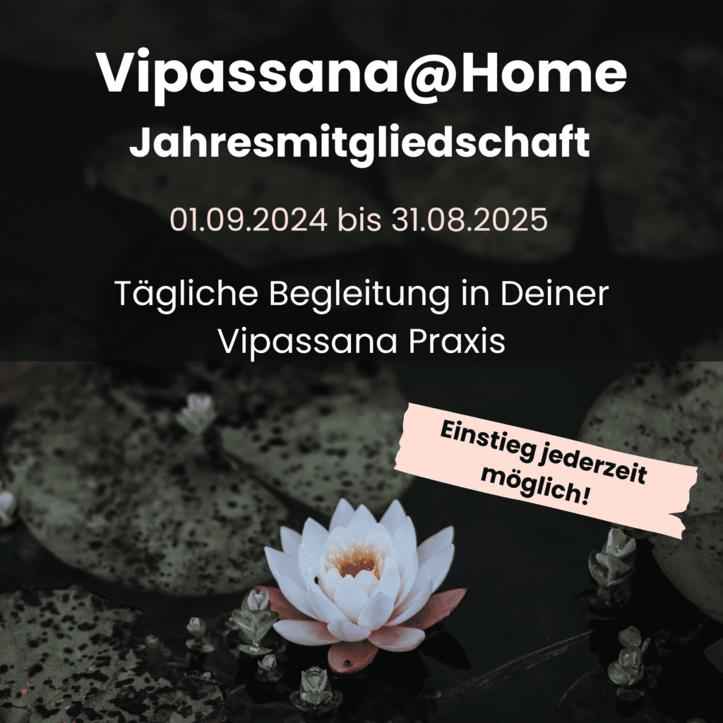 Vipassana@Home Jahresmitgliedschaft