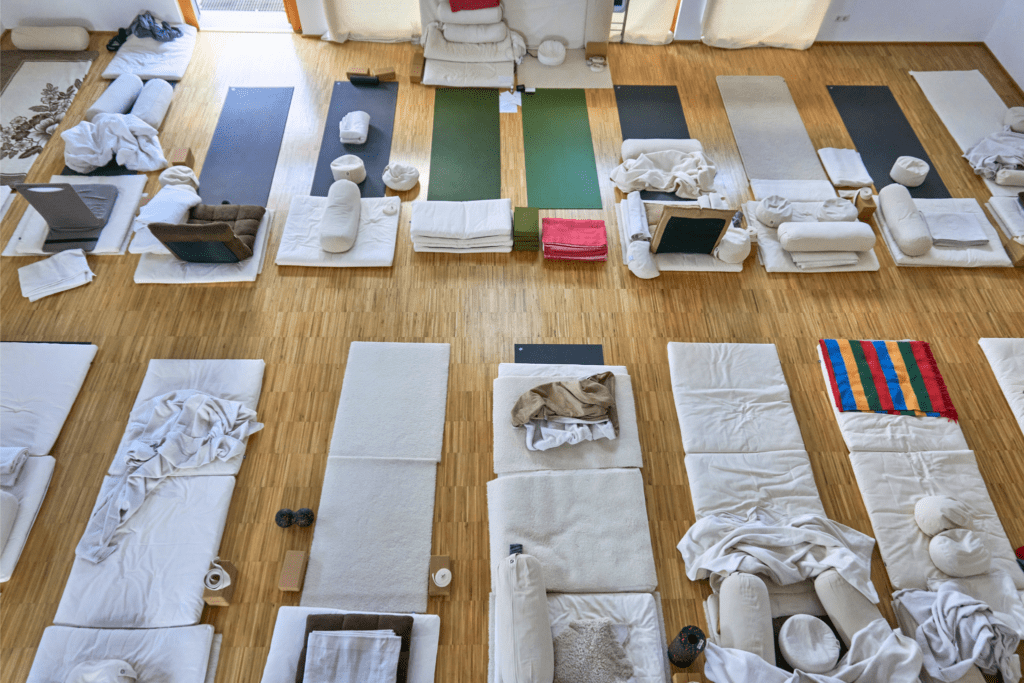 Saal während Retreat